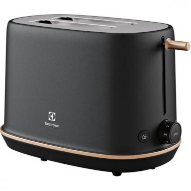 Electrolux Тостер, 980Вт, металл, черный