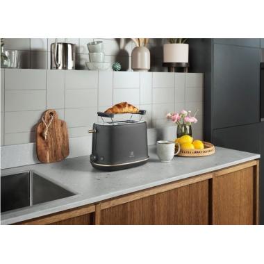 Electrolux Тостер, 980Вт, металл, черный