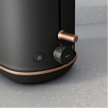 Electrolux Тостер, 980Вт, металл, черный