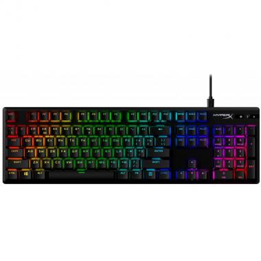 HyperX Клавіатура Alloy Origins Red USB RGB PBT ENG/RU, Black