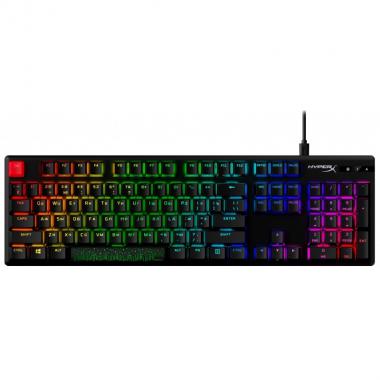 HyperX Клавіатура Alloy Origins Red USB RGB PBT ENG/RU, Black