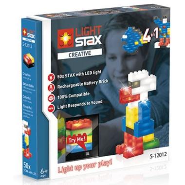 LIGHT STAX Конструктор з LED підсвічуванням Creative 4в1 реакція на звук світлом LS-S12012