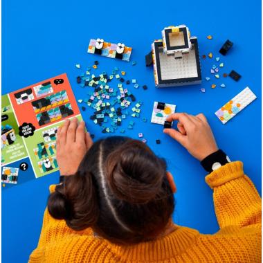 LEGO Конструктор DOTS Ящик с милой пандой