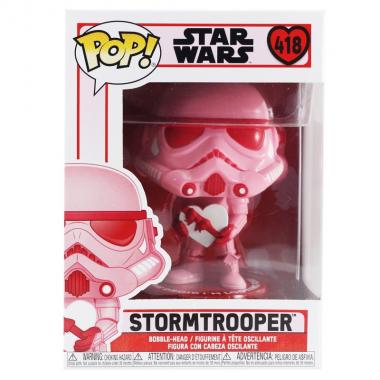 Funko Коллекционная фигурка FunkoPOP! Bobble: Star Wars: Valentines: Stormtrooper w/Heart 52873