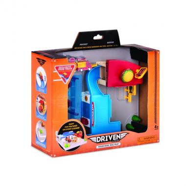 DRIVEN Игровой набор POCKET SERIES DINE & DRIVE PIT STOP