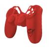 Trust Силиконовый чехол GXT 744B Rubber Skin для геймада PlayStation RED