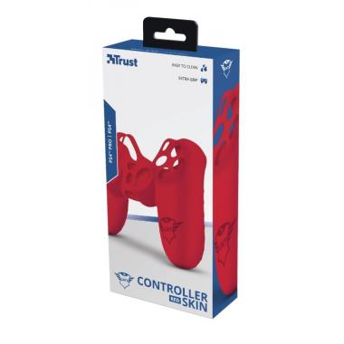 Trust Силиконовый чехол GXT 744B Rubber Skin для геймада PlayStation RED