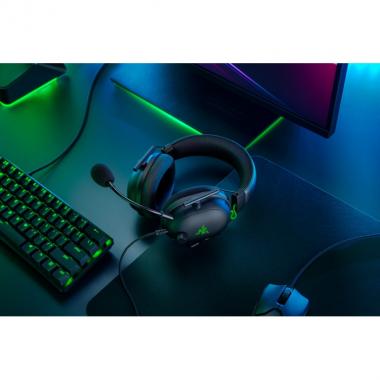 Razer BlackShark V2 - Wired + USB Mic Enhancer, black