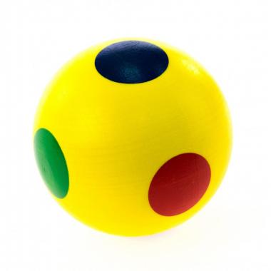 nic cubio Wooden spotted ball (yellow)