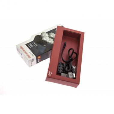 LIGHT STAX База 4х4 в комплекті з 4-ма цеглинками 2х2 Transparent LED LS-S11501
