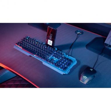 Trust Клавиатура игровая GXT 853 Esca Metal USB, Black
