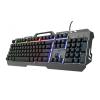 Trust Клавиатура игровая GXT 853 Esca Metal USB, Black