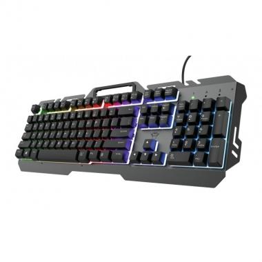 Trust Клавиатура игровая GXT 853 Esca Metal USB, Black