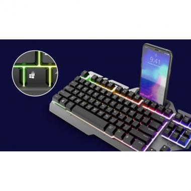 Trust Клавиатура игровая GXT 853 Esca Metal USB, Black