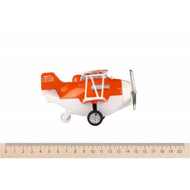 Same Toy Metal inertial Aircraft with light and sound (orange)
