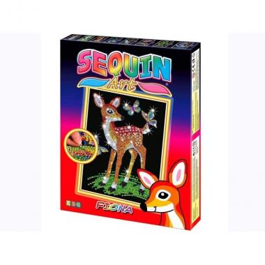 Sequin Art Craft set RED - Fiona Fawn