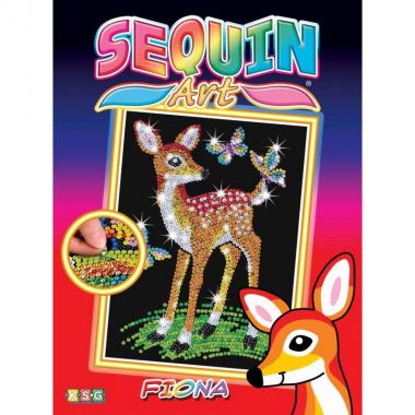 Sequin Art Craft set RED - Fiona Fawn