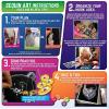 Sequin Art Craft set RED - Fiona Fawn