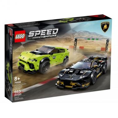 LEGO Конструктор Speed Champions Lamborghini Urus ST-X & Lamborghini Huracan Super Trofeo EVO 76899