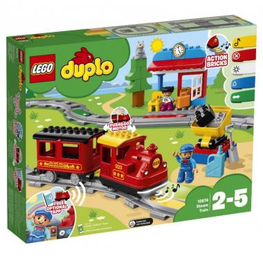 LEGO Конструктор DUPLO Поезд на паровой тяге