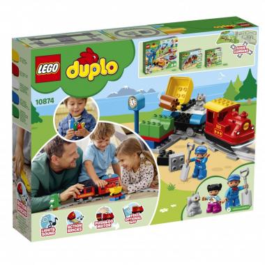 LEGO Конструктор DUPLO Поезд на паровой тяге