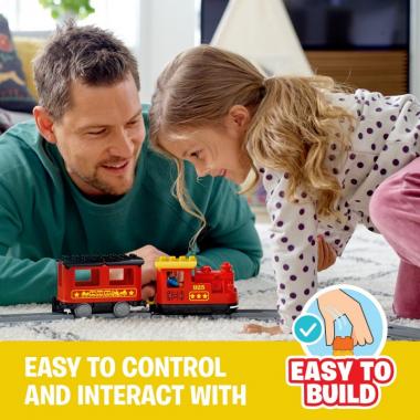 LEGO Конструктор DUPLO Поезд на паровой тяге