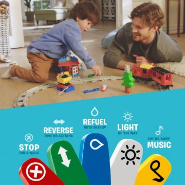 LEGO Конструктор DUPLO Поезд на паровой тяге