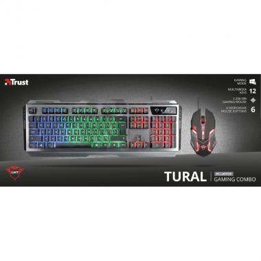 Trust GXT 845 Tural Gaming Combo STEEL