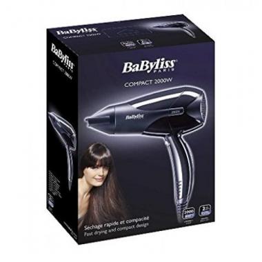 BaByliss Фен, 2000 Вт, 1 концентратор, черный