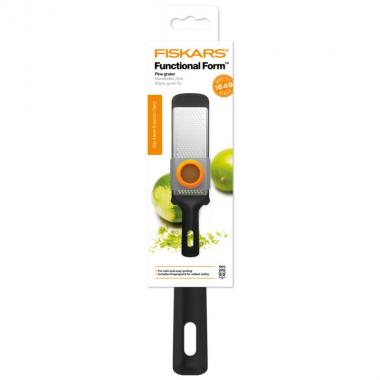 Fiskars Терка Functional Form дрібна для цедри, пластик, нерж. сталь