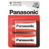 Panasonic Battery RED ZINK Zinc Carbon D(R20) blister, 2 pcs.