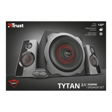 Trust 2.1 GXT 38 Tytan Ultimate Bass Speaker Set BLACK