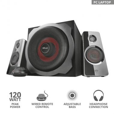 Trust 2.1 GXT 38 Tytan Ultimate Bass Speaker Set BLACK