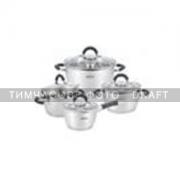 ARDESTO Saucepan Gemini, glass lid, 1.6 l, stainless steel