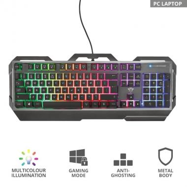 Trust GXT 856 Torac Illuminated Black