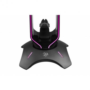 2E Gaming Підставка 3в1 для гарнітури Headset Stand RGB USB Black