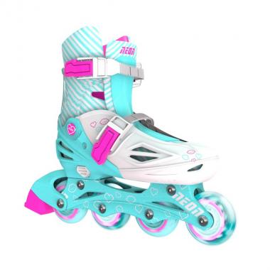 NEON Роликовые коньки Inline Skates Бирюзовый (Размер 30-33)
