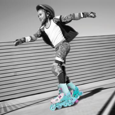 NEON Роликовые коньки Inline Skates Бирюзовый (Размер 30-33)
