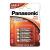 Panasonic Батарейка PRO POWER щелочная AAA блистер, 4 шт.