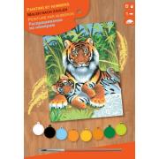 Sequin Art Набір для творчості PAINTING BY NUMBERS JUNIOR Тигри
