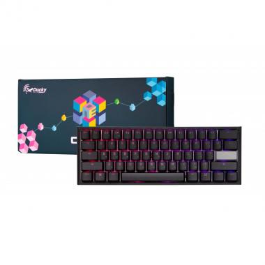 Ducky Клавіатура One 2 Mini, Cherry Brown, RGB LED, UA/RU, Black-White