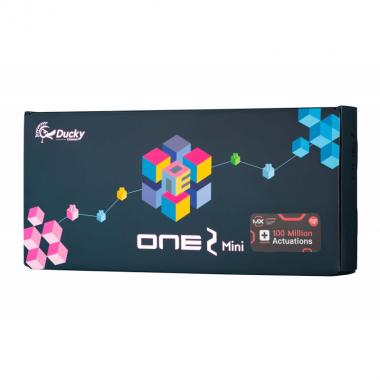 Ducky Клавіатура One 2 Mini, Cherry Brown, RGB LED, UA/RU, Black-White
