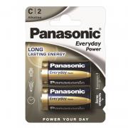 Panasonic Battery EVERYDAY POWER Alkaline C(LR14) blister, 2 pcs.