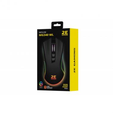 2E Gaming Mouse MG340 WL, RGB USB Black