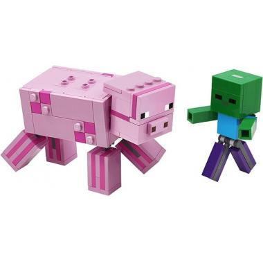 LEGO Конструктор Minecraft Свиня і Зомбі-дитина 21157