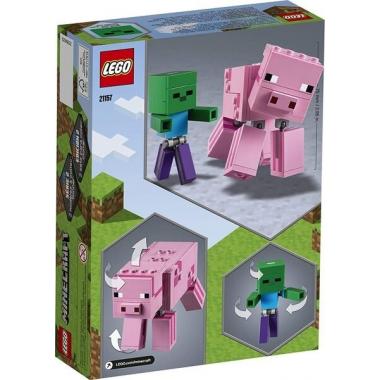 LEGO Конструктор Minecraft Свиня і Зомбі-дитина 21157