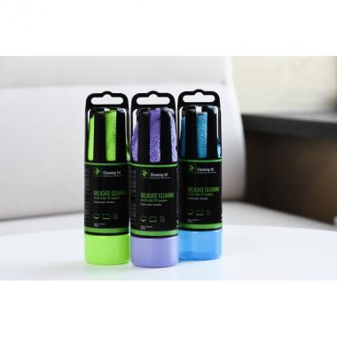 2E Набір для очищення 150ml Liquid for LED/LCD + серветка, Blue