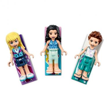 LEGO Конструктор Friends Лісовий будинок на колесах і вітрильний човен 41681