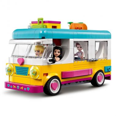 LEGO Конструктор Friends Лісовий будинок на колесах і вітрильний човен 41681