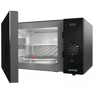 Gorenje Мікрохвильова піч Simplicity, 23л, міх. управл., 900Вт, гриль, дисплей, чорний